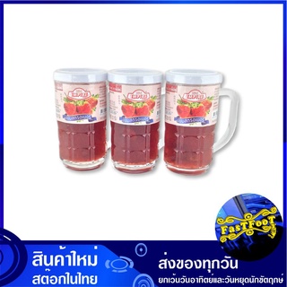 แยมสตรอว์เบอร์รี่ 320 กรัม (3กระปุก) เอ็มไพร์ Empire Strawberry Jam แยม สตรอว์เบอร์รี่ แจม แยมทาขนมปัง แยมผลไม้