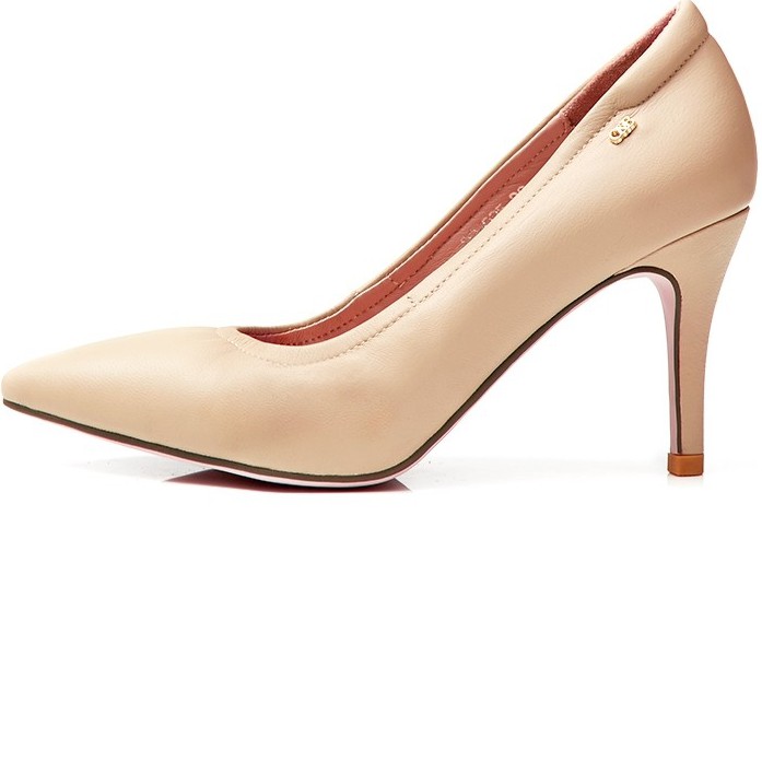 O&B รองเท้าส้นสูงหนังแกะ รุ่น DIANA HEELS 3.2 INC IN TRUE NAKED-11058CS00046F_C9BEXX