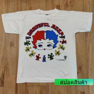 (W) GRATEFUL DEAD X BETTY BOOP เสื้อวง เสื้อทัวร์ เสื้อลายการ์ตูน