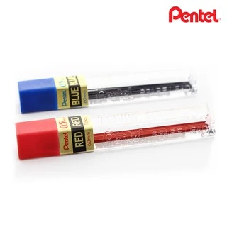 ไส้ดินสอ Pentel ไส้ดินสอกด 0.5mm สีแดง / สีน้ำเงิน (บรรจุ 12 ไส้) แกนดินสอ เพนเทล Lead Refil