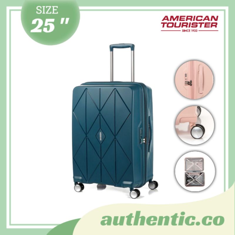 Koper AMERICAN TOURISTER ARGYLE โดย SAMSONITE SPINNER ขนาดกลาง 68 ซม. / 25 นิ้ว TSA LOCK ของแท้