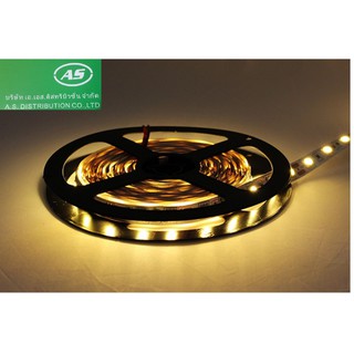 AS ไฟเส้นริบบิ้น แสงสีวอร์มไวท์ 12V IP33 SMD5050 แบบเปลือย