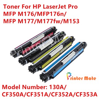 ตลับหมึกเทียบเท่า รุ่น 130A/CF350A/CF351A/CF352A/CF353A ใช้กับ HP Laser Pro MFP M176/M176n/MFP M177/M177fw/M153