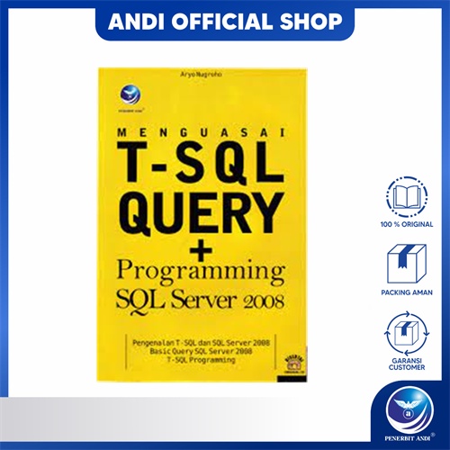 Andi สํานักพิมพ์ - Mastering T-SQL Query+Programming SQL Server 2008+CD/200125999
