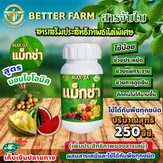 แม็กซ่า Maxza สารจับใบ สารเร่งดูดซึม สารเสริมประสิทธิภาพชนิดพิเศษ ขนาด 250 ซี.ซี.