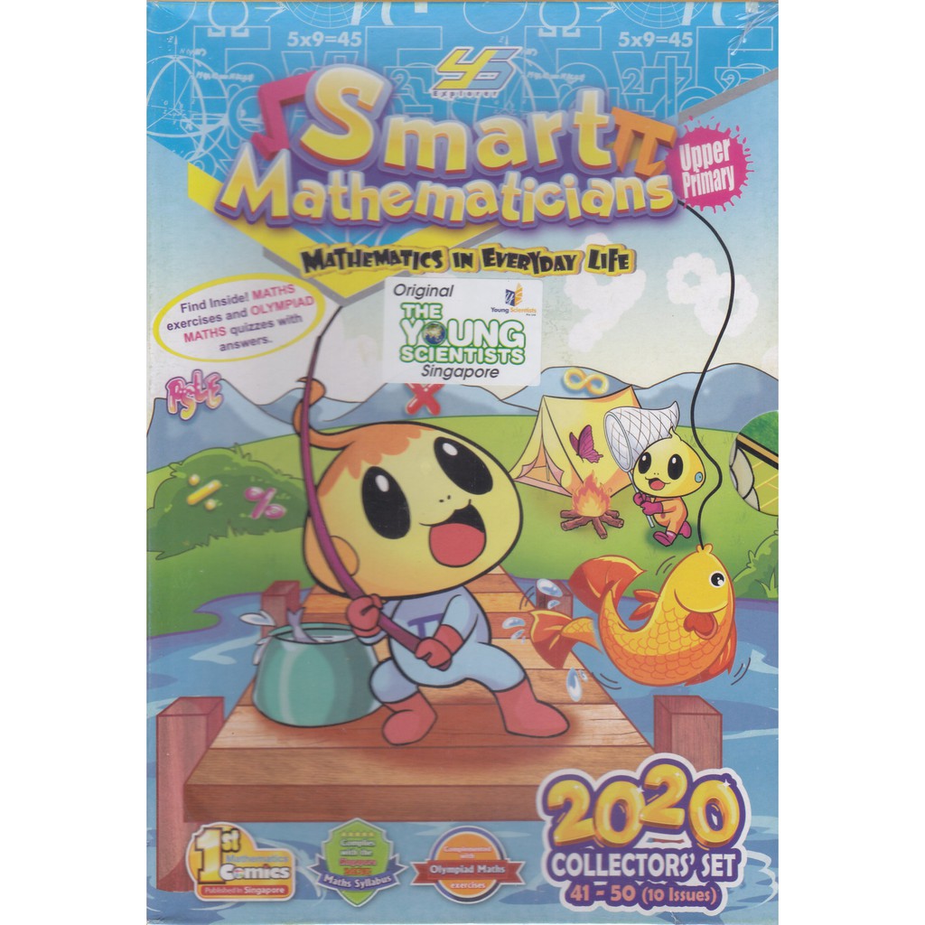 LEEBOOK Majalah Matematik utk kanak (BI) Smart Mathematics – ชุดนักสะสมประถมศึกษาบน (ปี 2020)