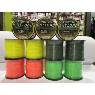 สายเอ็นโหลด โมโน Forte ENTLOAD สีสะท้อนแสง โคตรเหนียว ขนาด 1/8 สำหรับงานหน้าดิน งานทะเล