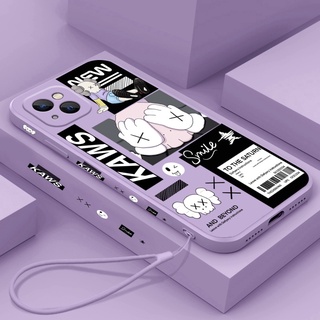 Vivo S1 Y81 Y81i Y83 V9 Y85Y91Y95Y93Y91C Y17Y15Y12Y11 2019 ​แฟชั่น เท่ อินเทรนด์ แบรนด์น่ารัก การ์ตูน ด้านข้าง พิมพ์ TPU นิ่ม เคส