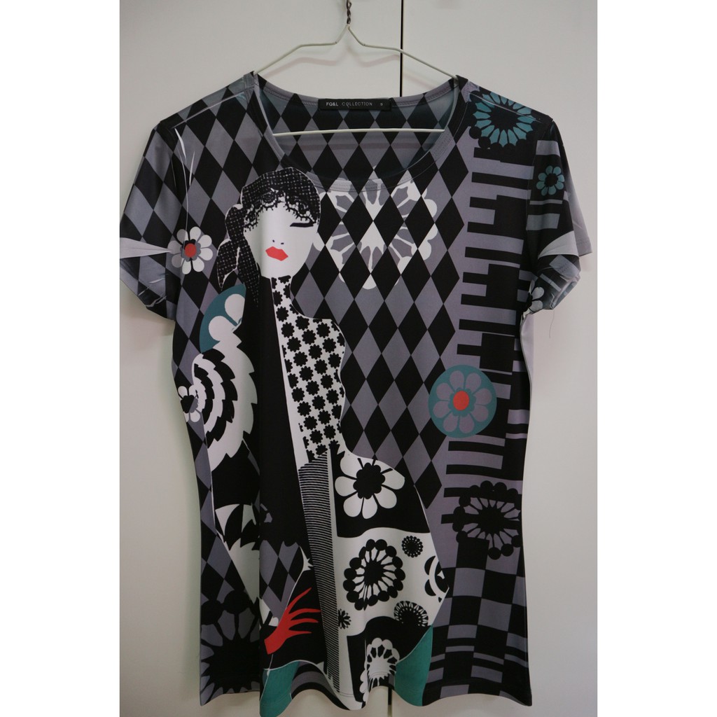 (Used) เสื้อยืดสกีนลาย FQ&L