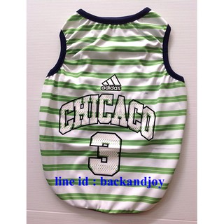 เสื้อผ้าสุนัข เสื้อหมา เสื้อยืดแขนกุด SBD6-71