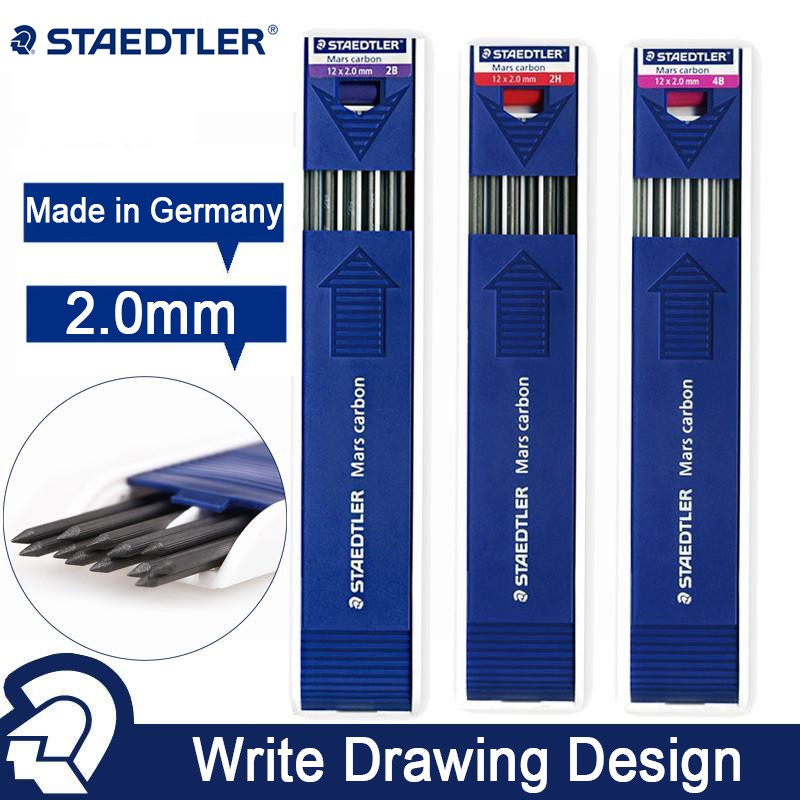Staedtler 2.0mm ดินสอกดอัตโนมัติ ไส้ดินสอ HB/2B/4B