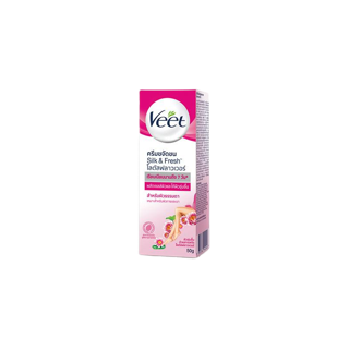 Veet Silk & Fresh™ ครีมขจัดขน - Lotus Milk & Jasmine สำหรับผิวธรรมดา ขนาด 50 กรัม