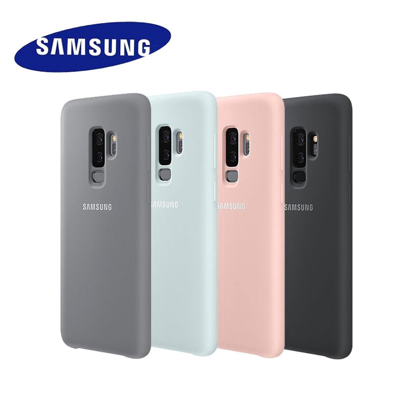 Original เคสโทรศัพท์มือถือเคสซิลิโคนสําหรับ Samsung Galaxy S9 S9 Plus + G960 Silicone case