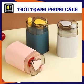 Hộp Đựng Tăm Tự Động Bật Thông Minh Lúa Mạch - Lọ Đựng Tăm - Hũ Đựng Tăm Xỉa Răng Tự động / Hũ Tăm Lúa Mạch