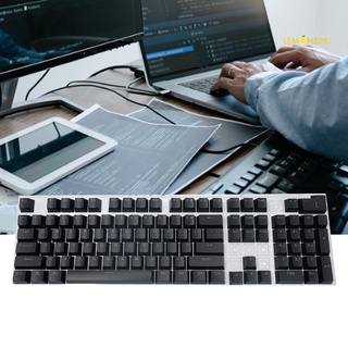 lemonshu 104Pcs/Set Key Cap Universal Ergonomic ABS High-end Backlit Keycap or Mechanical Keyboard