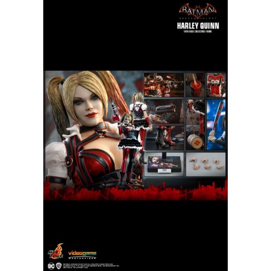 HOT TOYS VGM41 BATMAN : ARKHAM KNIGHT - HARLEY QUINN