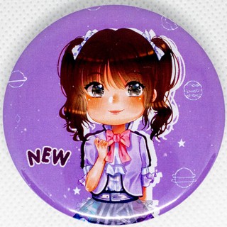 เข็มกลัดสุดน่ารัก new  bnk48  ลายการ์ตูน   (นิว   bnk48 fanmande )