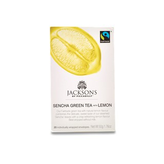 [แยกซอง/ยกกล่อง] JACKSONS OF PICCADILLY - SENCHA GREEN &amp; LEMON