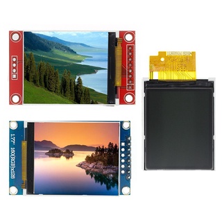 1.77 1.8 inch TFT LCD Module LCD Screen SPI serial 51 drivers 4 IO driver TFT Resolution 128*160 1.8 inch TFT interface