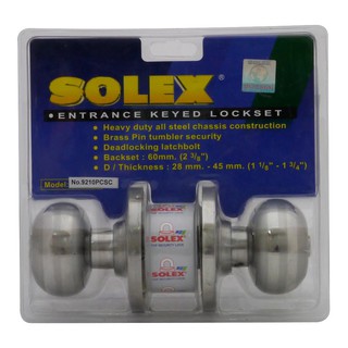 ลูกบิดทั่วไป SOLEX 9210PCSC หัวจัน SS/SP SOLEX 9210 PC/SC SS/SP ENTRANCE KNOB