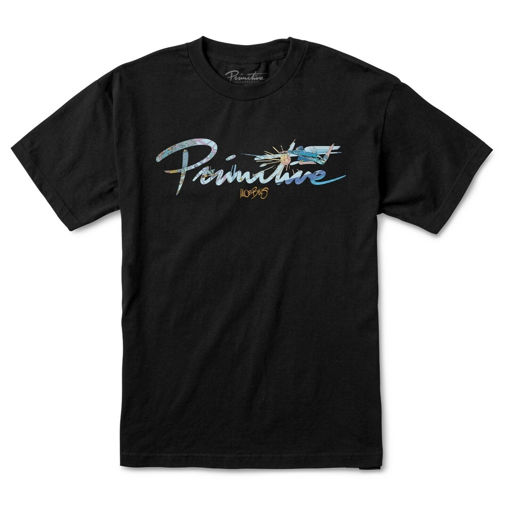 Primitive Skateboarding Moebius Nuevo Black Mens Tshirt
