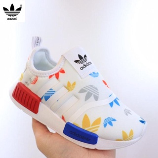 พร้อมส่ง real shot A_didas NMD360 รองเท้ากีฬาลําลอง แบบสวม สําหรับเด็กผู้ชาย และผู้หญิง