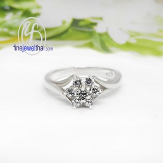 Finejewelthai-แหวนเพชร cz-แหวนเงิน 925-R1020cz