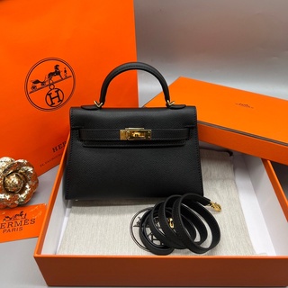 กระเป๋า Hermes   size 19cm ออริหนังแท้สวยมาก