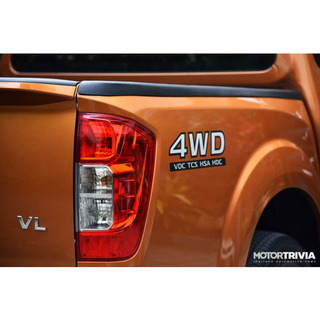 สติ๊กเกอร์ 4WD VDC TCS HSA HDC 1 ชุด 2 ชิ้น งานปริ๊น สกรีน (สีเหมือนห้าง) (ไม่ใช่งานไดร์คัท) มีบริการเก็บเงินปลายทาง