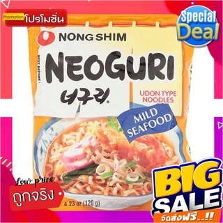 โนงชิม นีโอกูริ บะหมี่กึ่งสำเร็จรูปรสทะเล ชนิดไม่เผ็ด 120กรัม/Nonshi Noguri Instant Seafood Flavor Instant Noodles 120g