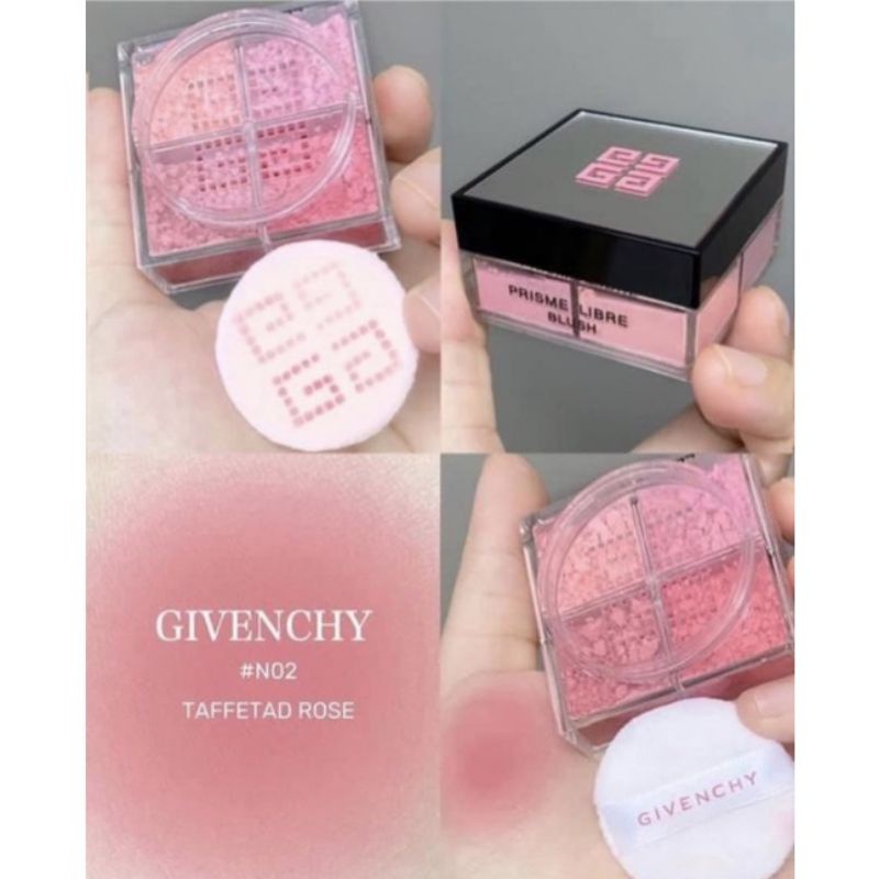 Givenchy Prisme Libre Blush  Taffetas Rose ขนาดปกติ 6g. | Shopee  Thailand