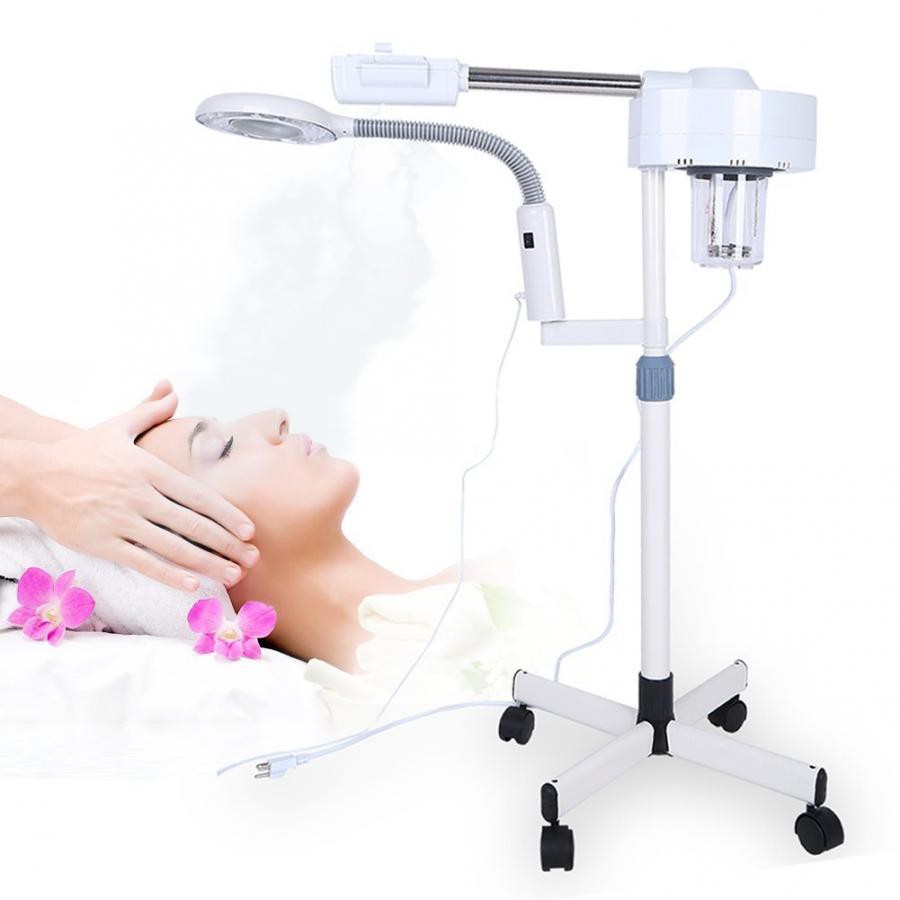 เครื่องโอโซน:Skin Care Machine 2 In 1 5X Magnifying Facial Steamer Lam ...