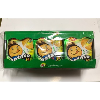 ขนมปัง แผ่นกลม patato crisp มันฝรั่งแผ่นกรอบ (กล่อง 30 ซอง)