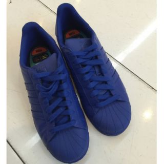 Adidas Superstar Supercolor Pharrell สีน้ำเงิน