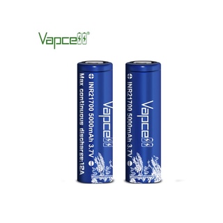 Vapcell INR21700 5000mAh 3.7V 12A Blue ของแท้เช็คโค๊ดได้