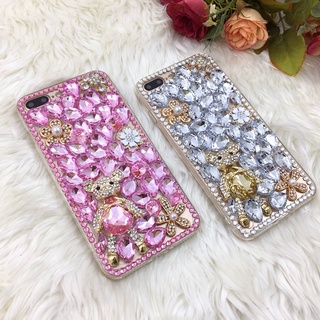 ￼เคสซัมซุง/Samsung A42(5G)/A51/A02s/A12/A11 !เคสคริสตัล เคสแฟชั่น เคสมือถือ หรูหรา เคสติดเพชร เคสฟรุ้งฟริ้ง เคสหมี