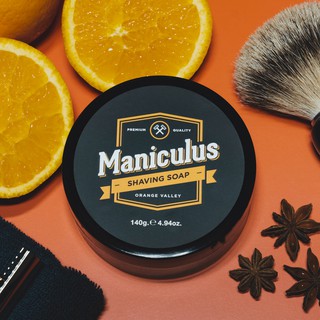 สบู่โกนหนวด Maniculus Shaving Soap กลิ่น Orange Valley (2021) 140g