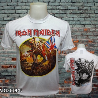 เสื้อวง IRON MAIDEN วงร็อค ไม่มีตะเข็บข้าง คอฟิต ป้ายUSA เสื้อทัวร์ เสื้อวินเทจ เสื้อร็อค วงร็อคต่างประเทศ