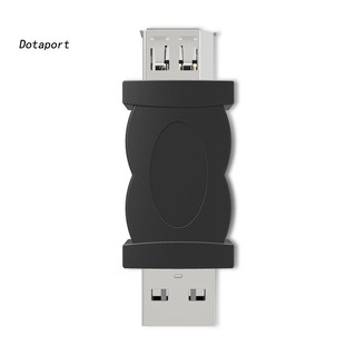 Dota_firewire IEEE 1394 อะแดปเตอร์แปลง ตัวเมีย 6Pin เป็น USB 2.0 Type A ตัวผู้ แบบพกพา