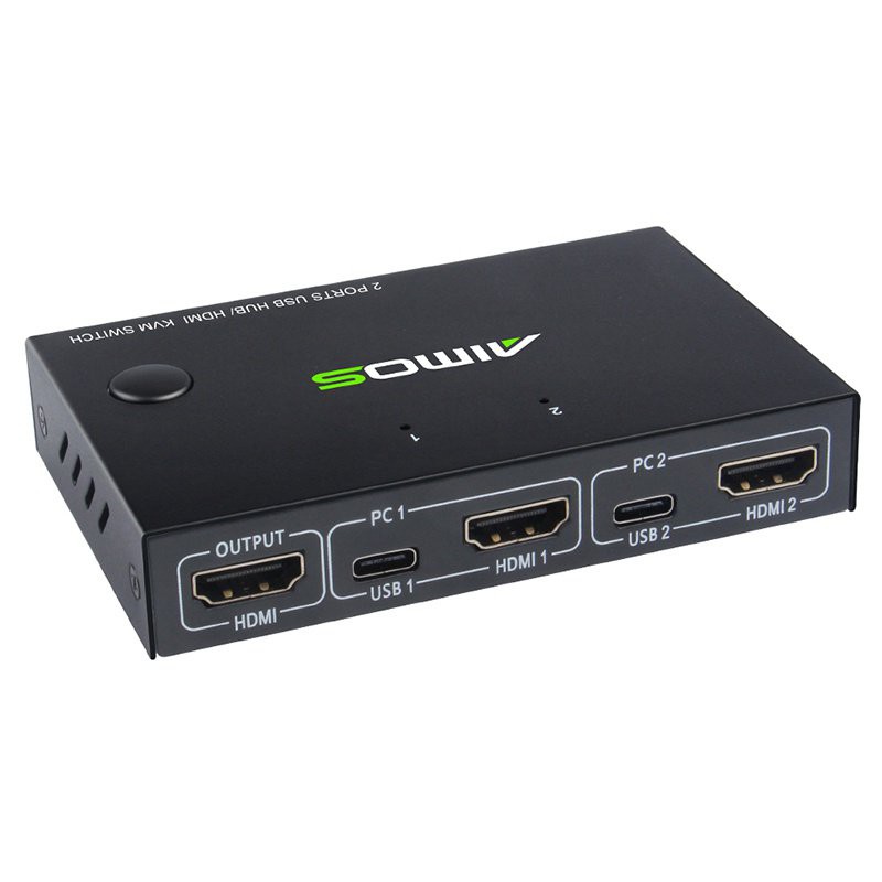 20214K USB HDMI KVM Switch Box Video Display USB Switch Splitter DRP ...