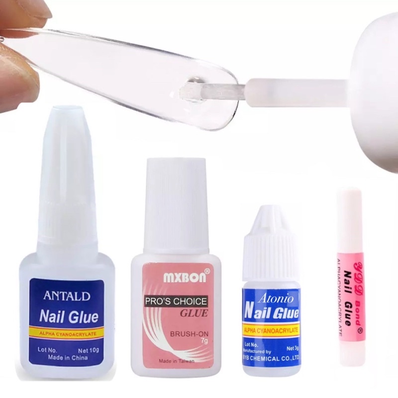 YDD Mxbon กาวขวดน้ำเงิน กาวสำหรับติดอะไหล่ ติดเล็บปลอม แบบแห้งเอง Nail gule