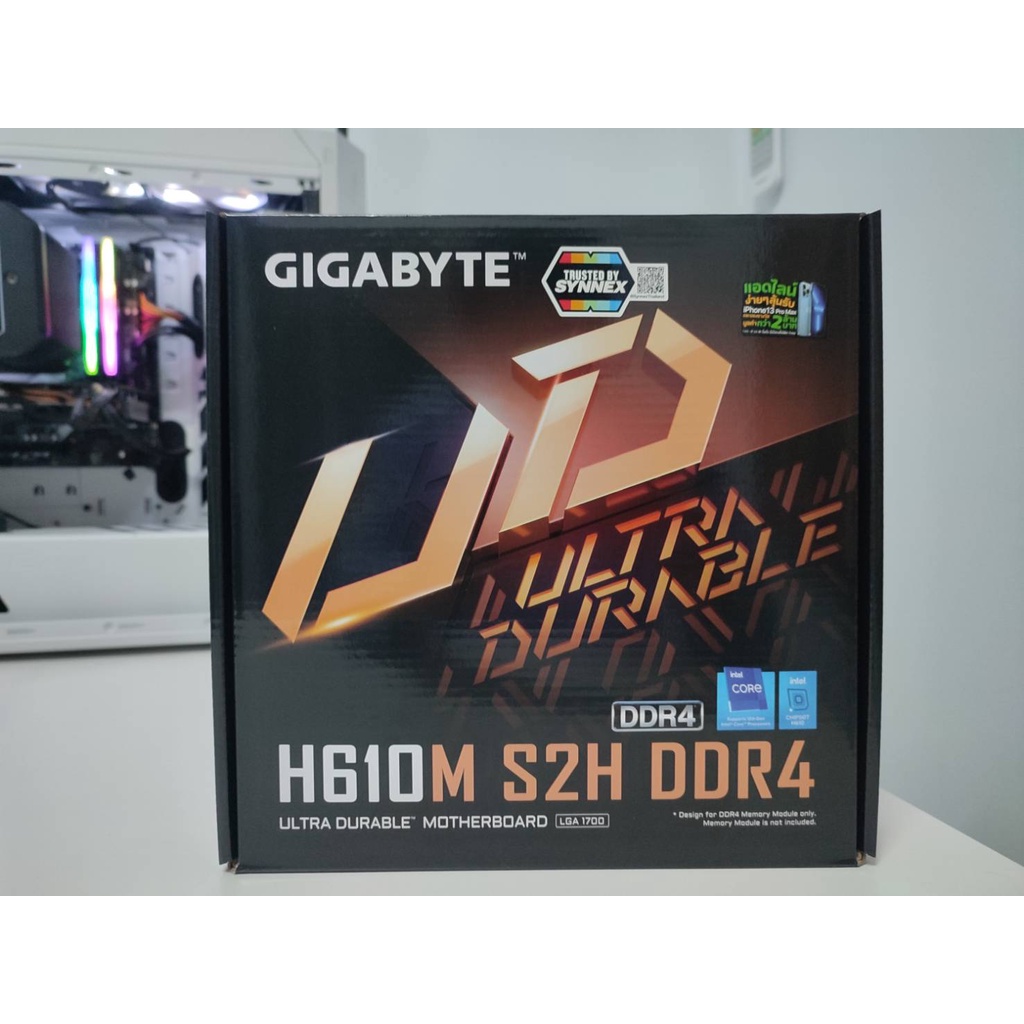 GIGABYTE MAINBOARD (1700) H610M S2H DDR4 (REV1.0) | Shopee Thailand