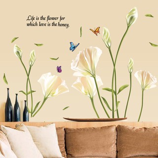 สติ๊กเกอร์ใสติดผนังบ้าน ห้องเด็ก DIY 60*90 ซม.Wallsticker Graphic Home Decor Living Room Adult Senior Teen Kids Baby Bed