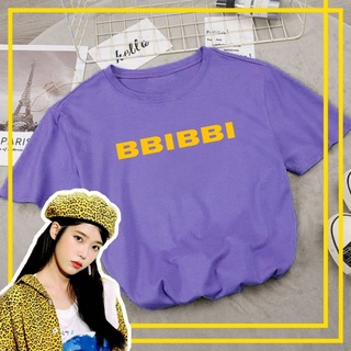 เสื้อยืดผ้าฝ้ายพิมพ์ลายแฟชั่น เสื้อยืด BBIBBI IU Shirt - KPOP  เสื้อยืดสไตล์เกาหลี ที่นิยมสุดๆ