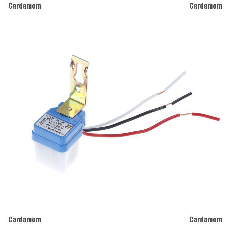 [CARD&amp;th] สวิตช์เซนเซอร์ควบคุมไฟถนน เปิดปิดอัตโนมัติ สําหรับ AC 12V 10A 50-60Hz