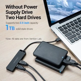 Vention ฮับ 5Gbps USB 3.0 4 พอร์ต ความเร็วสูง สําหรับเครื่องพิมพ์ แล็ปท็อป PC Xbox PS5 Surport Charging