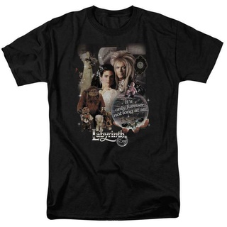 ขายดี เสื้อยืด พิมพ์ลายกราฟิก Labyrinth David Bowie Fantasy Cult film Retro 80s LAB137 HDnifo03GApihf57 สไตล์คลาสสิก สํา