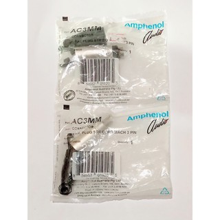 (ฟรีค่าขนส่ง)(2ชิ้น) AMPHENOL / AC3MM