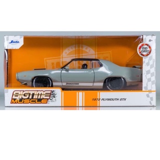 โมเดลรถเหล็ก 1/24 1972 Plymouth GTX [JADA]