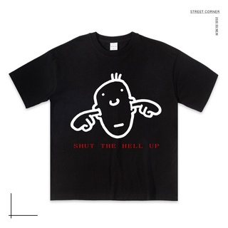 Wf เสื้อยืดแขนสั้น คอกลม พิมพ์ลาย Unsex SHUT THE HELL UP สําหรับผู้ชาย 2022